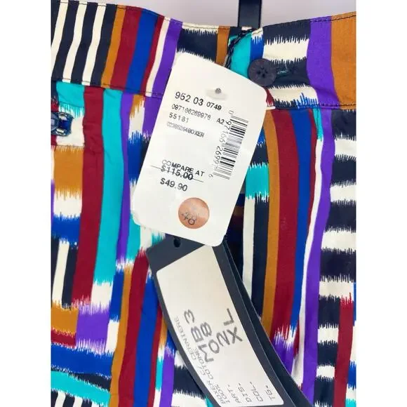 MISSONI rare funky color block printed men shorts , italian designer size XL NWT